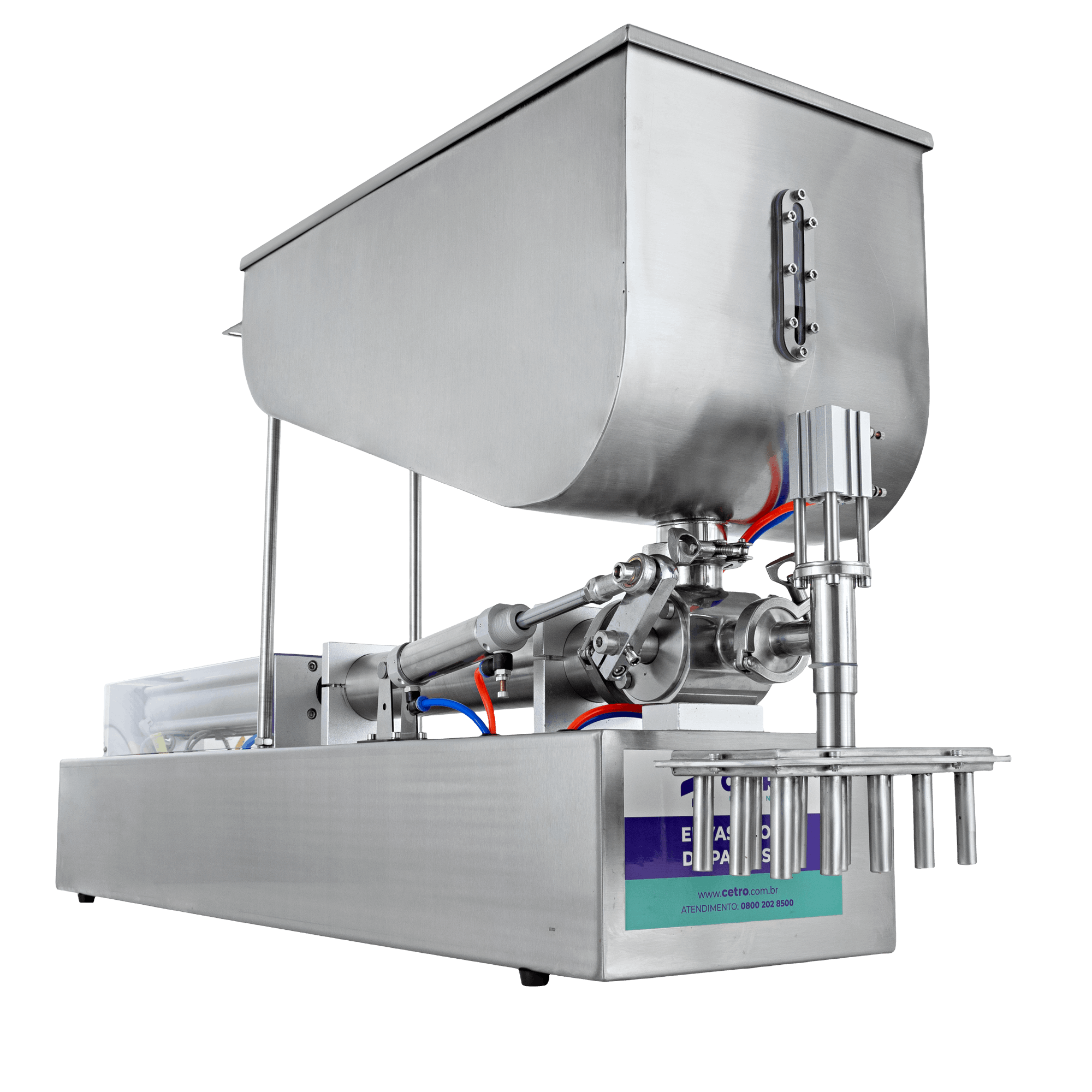 Envasadora-de-Produtos-Pastosos-100-a-1000ml-com-Sistema-de-Dosagem-de-15-Bicos-para-Recheios