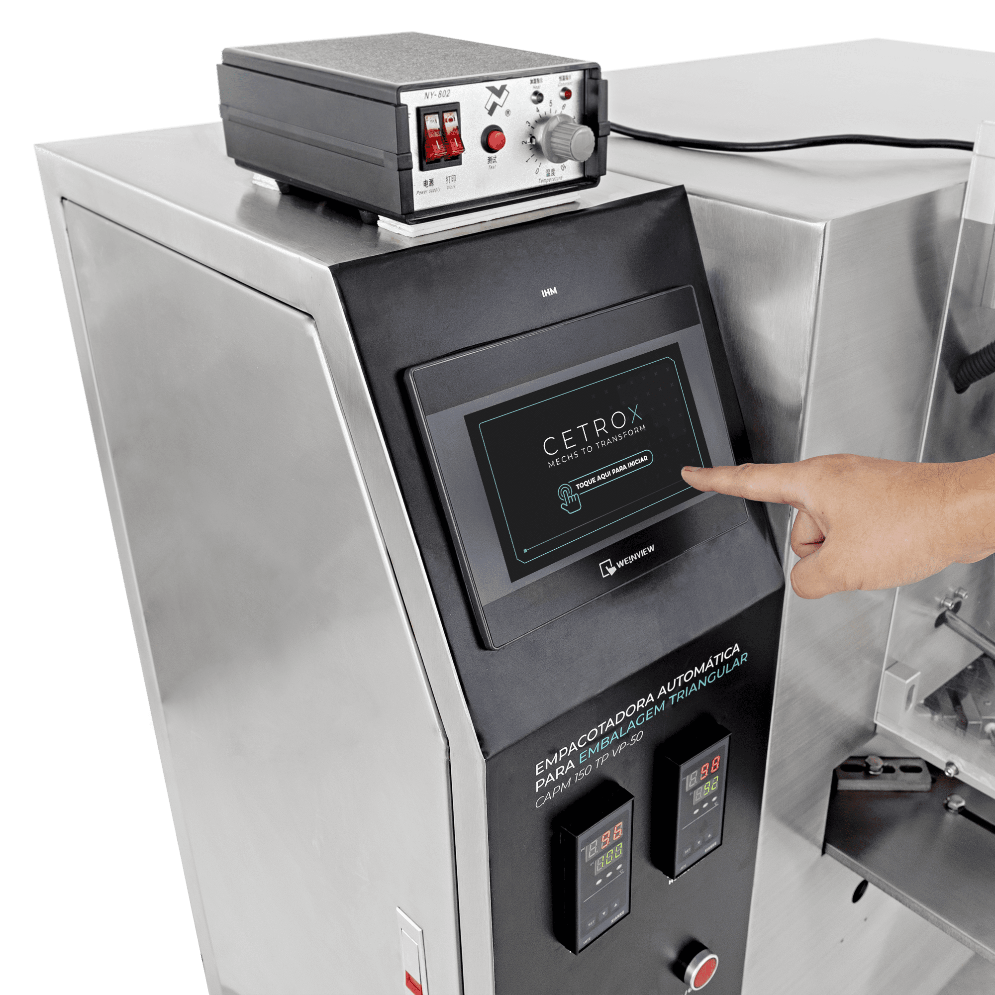 Empacotadora-Automatica-para-Embalagem-Triangular-CAPM-150-TP-VP-50