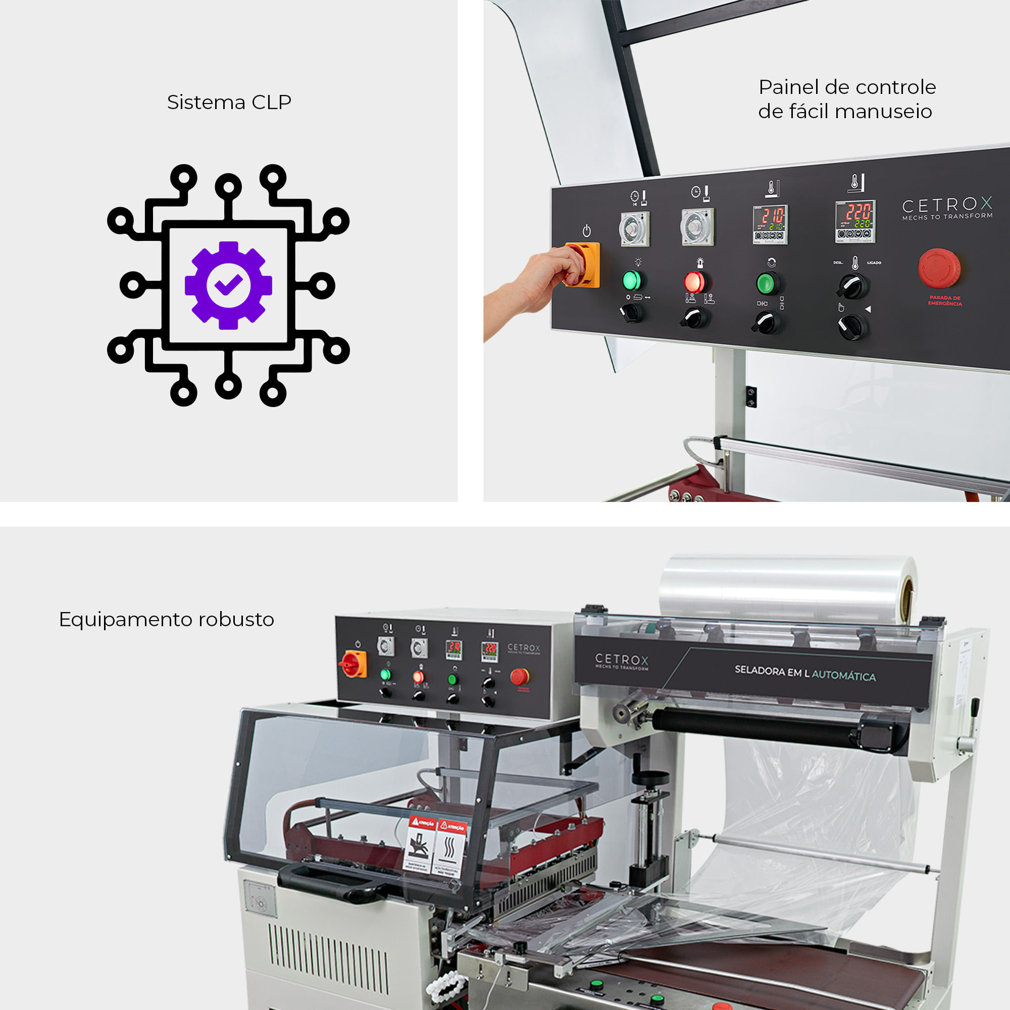 Seladora em L Automática CASM 5545 LT | Cetro